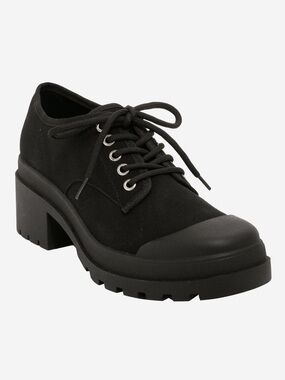 Chinese Laundry Black Heel Loafers